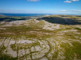 Overhead shot of the Burren, Co Clare.