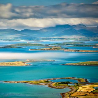 Image of Drowned drumlins at Clew bay Mayo by George Karbus