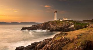Fanad Lighthouse at Fanad Head County Donegal by George Karbu