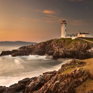 Fanad Lighthouse at Fanad Head County Donegal by George Karbu
