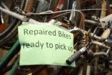 Repaired Bikes ready to pick up notice