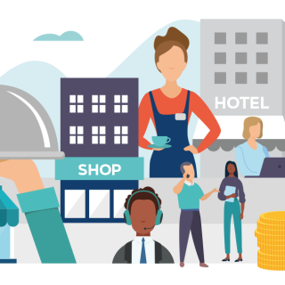 Regional Economic Impact of COVID-19: 2020 in Economic Statistics Illustration