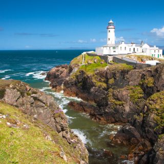 Fanad Head,Lighthouse on a Sunny Day County Donegal Ireland