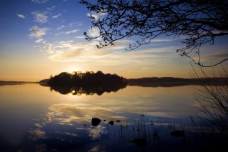Roscommon Sunset Over a Lake