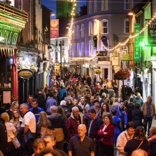 Crowded streets at Fleadh Ennis 2016