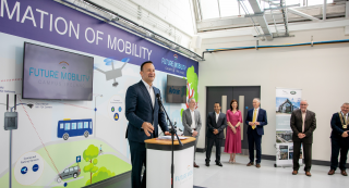 Tánaiste opens Shannon’s Hi-Tech Future Mobility Campus