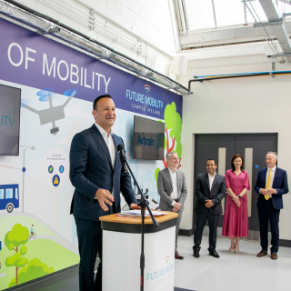 Tánaiste opens Shannon’s Hi-Tech Future Mobility Campus