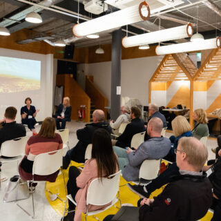 Group of people attending the Western Development Commission’s Arise Social Enterprise Event