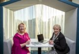 Minister for Rural and Community Development, Heather Humphreys TD, with Mary Rodgers,