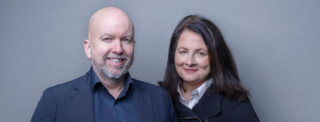 Peroptyx founders, CEO Paul McBride and chief operating officer Maeve Bleahane. Picture: Michael Mc Laughlin