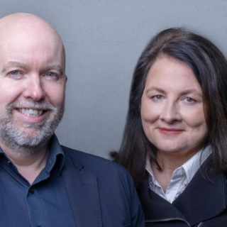 Peroptyx founders, CEO Paul McBride and chief operating officer Maeve Bleahane. Picture: Michael Mc Laughlin