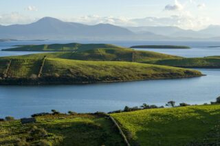 Image of aerial view of Clew Bay, Mayo by Gareth McCormack