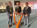 Eddie Hoare, Mayor of Galway, Niall Burgess Ambassador of Ireland to France and Allan Mulrooney CEO of WDC pictured in Lorient, France at the Interceltic Business Forum
