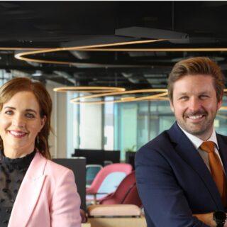 Niamh Costello, CEO, Crew with Allan Mulrooney, CEO, Western Development Commission