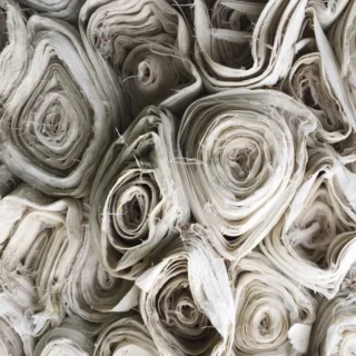 image of various white textile