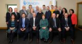 The staff of Ovagen pictured with Gillian Buckley, Allan Mulrooney, WDC and Minister Dara Calleary