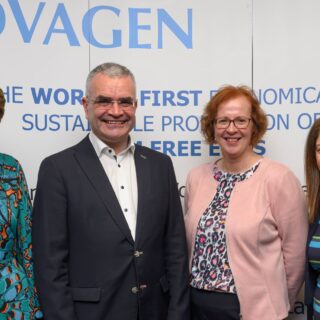 Catherine Caulfield CEO Ovagen, Minister Dara Calleary, Geralding McLoughlin, WDC, Gillian Buckley, WDC