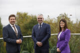 Allan Mulrooney, CEO of WDC, TD Dara Calleary, Minister for Rural and Community Development and the Gaeltacht, Gillian Buckley, Head of Investment, WDC.